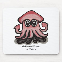 Squido Tintenfisch, MeWarriorFrau auf Twitch Mousepad