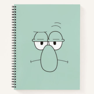 Squidward Inspired Notebook Notizbuch