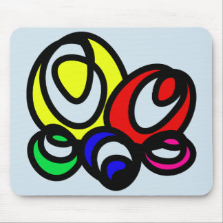Squigly Eggs Mausunterlage-Matte Mousepad