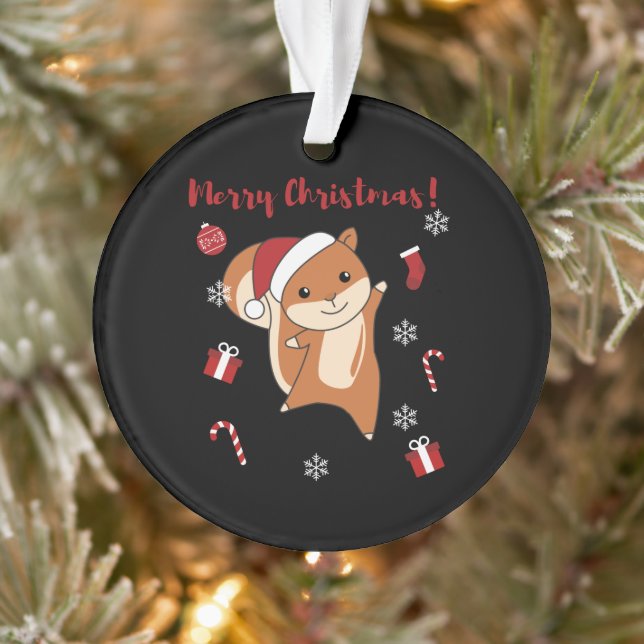 Squirrel Christmas Winteranimals Ornament (Baum)