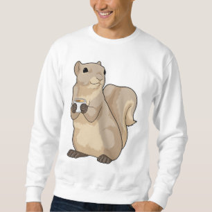 Squirrel Coffee Cup Sweatshirt