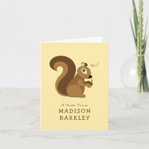 Squirrel Cute Bois de l'enfant