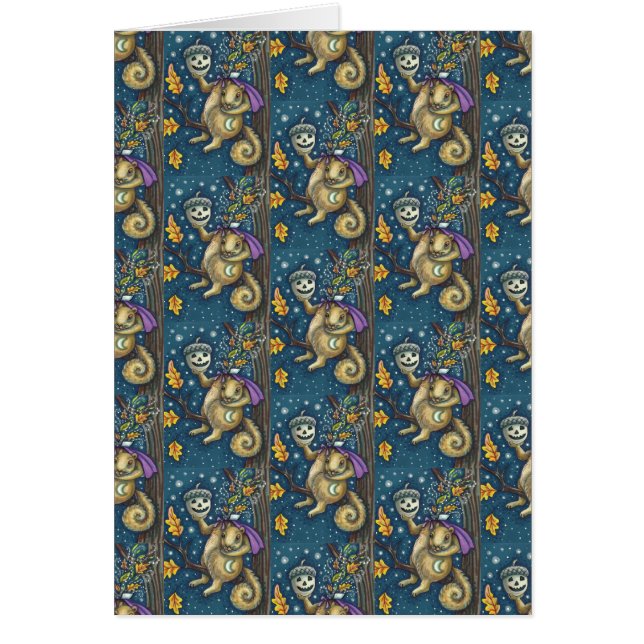 SQUIRREL DE L'HOLLOIRE DE SOMMEIL, CARTE VRAIE HAL (Devant)