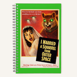 Squirrel from Outer Space Notizbuch