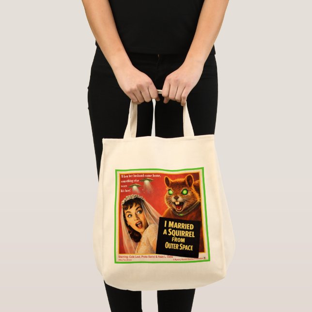 Squirrel from Outer Space Tragetasche (Vorderseite (Produkt))