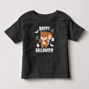 Squirrel Happy Halloween Pumpkin Anzug Kleinkind T-shirt