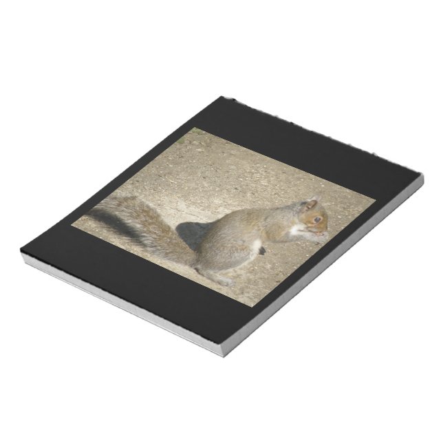 Squirrel Hungry Horatio Notizblock (Rotiert)