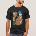 Squirrel Menorah Jewish Hanukkah Chanukah Animal L T-Shirt<br><div class="desc">Squirrel Menorah jüdisch Hanukkah Chanukah Animal Lover Geschenk</div>