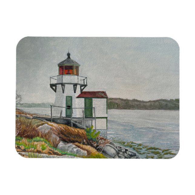 Squirrel Point Leuchtturm Magnet (Horizontal)