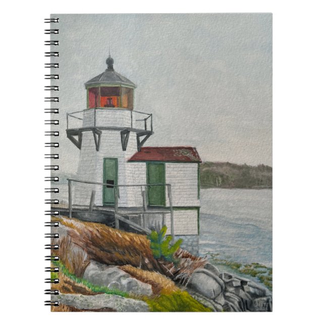Squirrel Point Leuchtturm Notizblock (Vorderseite)
