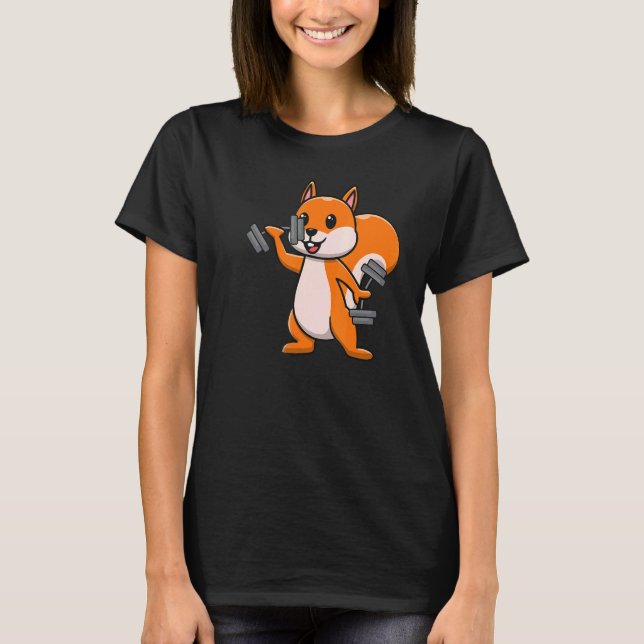 Squirrel Power  Cute Squirrels Animal  Graphic T-Shirt (Vorderseite)