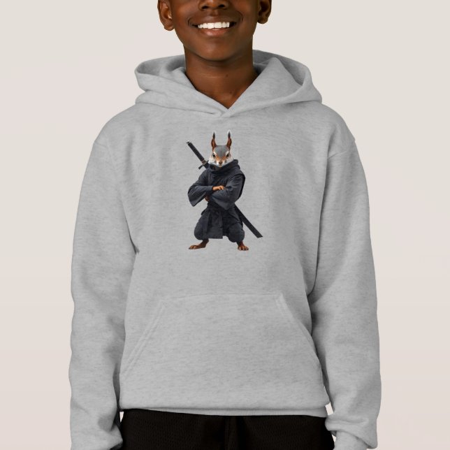 Squirrel Samurai Hoodie (Vorderseite)