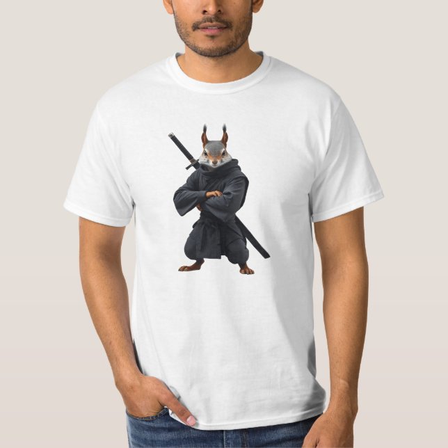 Squirrel Samurai T-Shirt (Vorderseite)