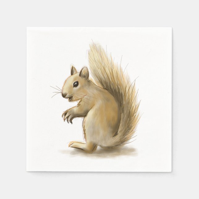 Squirrel Serviette (Vorderseite)