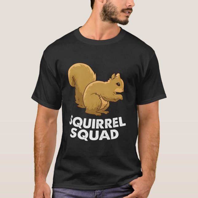 Squirrel Squad Team Squirrel Squirrel T-Shirt (Vorderseite)