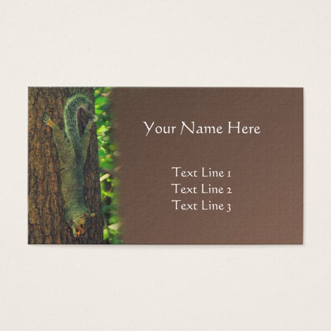 Squirrel Upside Down Animal Nature Art (Vorderseite)