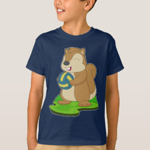 Squirrel Volleyball-Spieler Volleyball T-Shirt