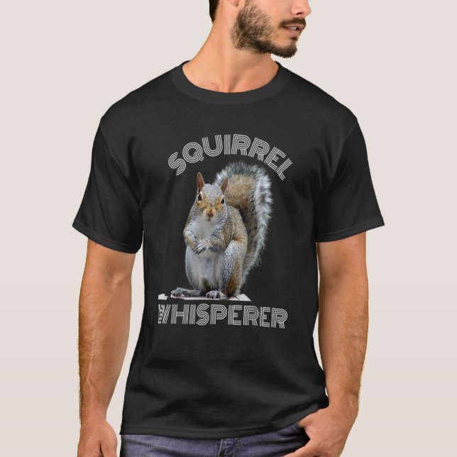 Squirrel Whisperer T-Shirt Vintage Squirrel Lover (Vorderseite)