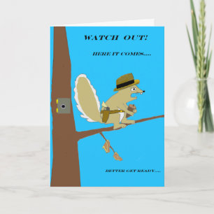 SQUIRRELLY -- Carte d'anniversaire