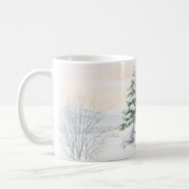 Squirrels in winter forest kaffeetasse