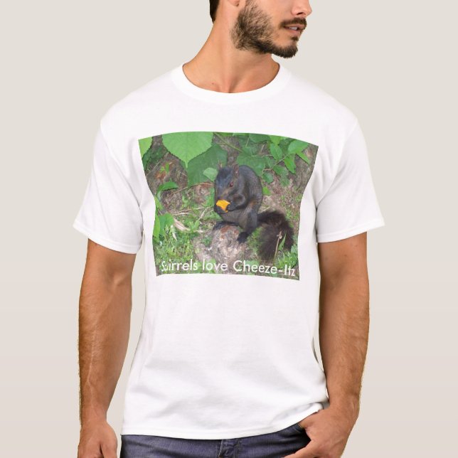 Squirrels Liebe Cheeze-Itz T-Shirt (Vorderseite)