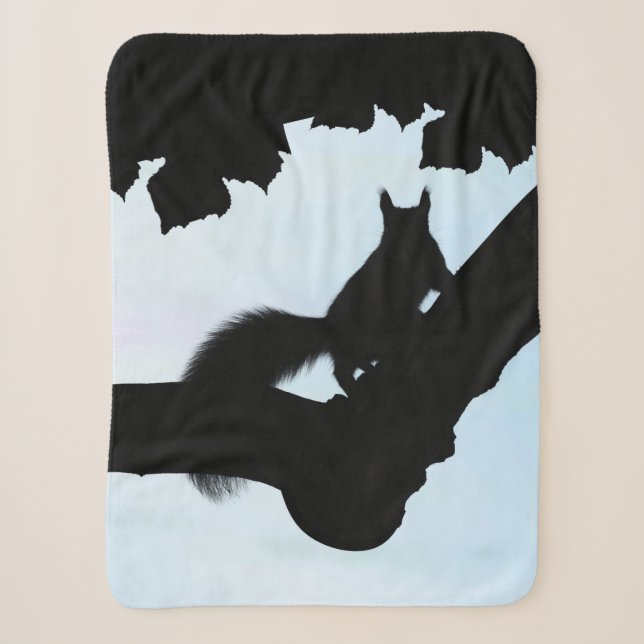 Squirrely Blues Sherpadecke (Vorderseite)
