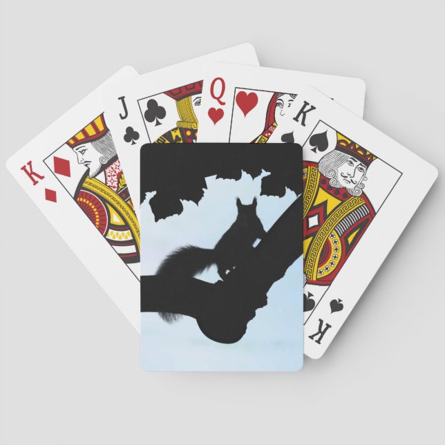 Squirrely Blues Spielkarten (Rückseite)