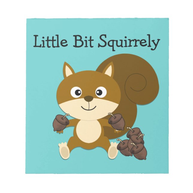 Squirrely Notizblock (Vorderseite)