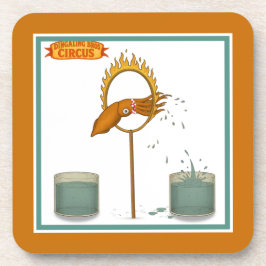 Squirty squid getränkeuntersetzer