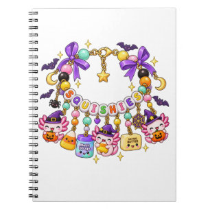 Squishes Perlenarmband Halloween Mond Teig Po Notizblock