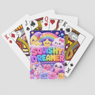 Squishy Dreamer Cute Kawaii Einhorn Panda Mond  Spielkarten