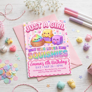 Squishy Geburtstag Einladung