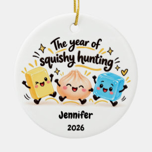 Squishy-Jagd-Weihnachten Benutzername 2026 Keramik Ornament