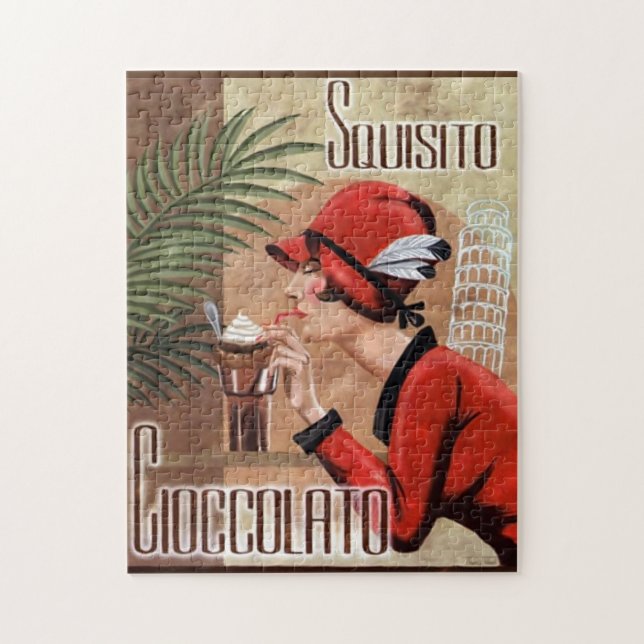 Squisito Cioccolato Italienische Frau Vintag (Vertikal)