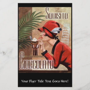 Squisito Cioccolato Italienische Schokoladenfrau i Flyer