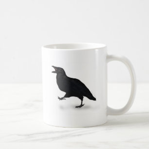 Sqwarking Krähe Kaffeetasse