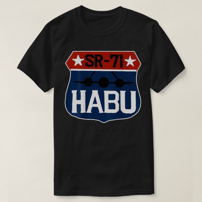 SR71 Blackbird Störender HABU T-Shirt (Design vorne)