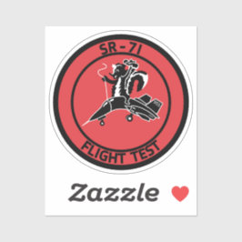 SR-71 Abzeichen für die Flugprüfung Aufkleber