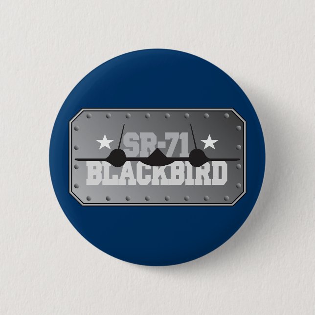 SR-71 Blackbird Button (Vorderseite)