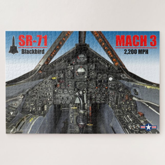 SR-71 BLACKBIRD COCKPIT (20x30 INCH) (Horizontal)