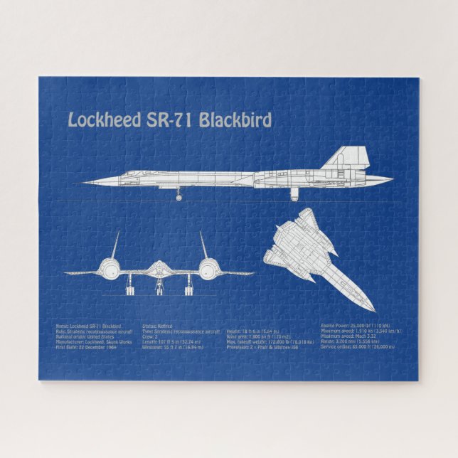 SR-71 Blackbird - Flugzeugkonzepte ABD (Horizontal)