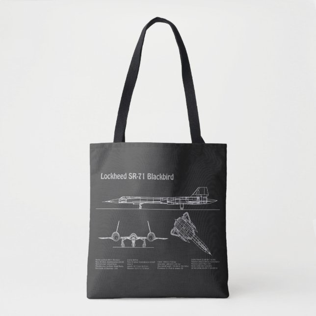 SR-71 Blackbird - Flugzeugkonzepte PD Tasche (Vorderseite)