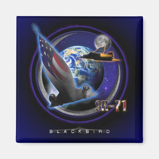 SR-71 Blackbird HIGH RANGERS Magnet (Vorne)