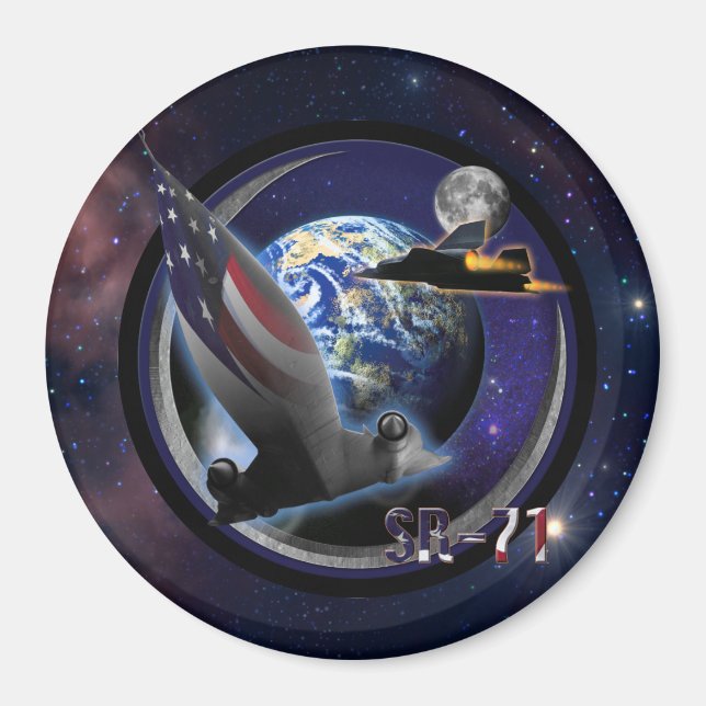 SR-71 Blackbird HIGH RANGERS Magnet (Vorne)