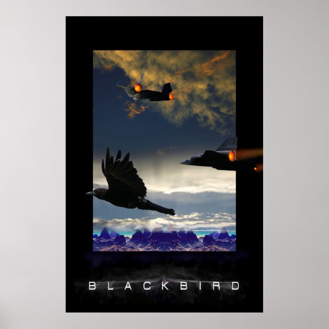 SR-71 Blackbird HIGH RANGERS Poster (Vorne)