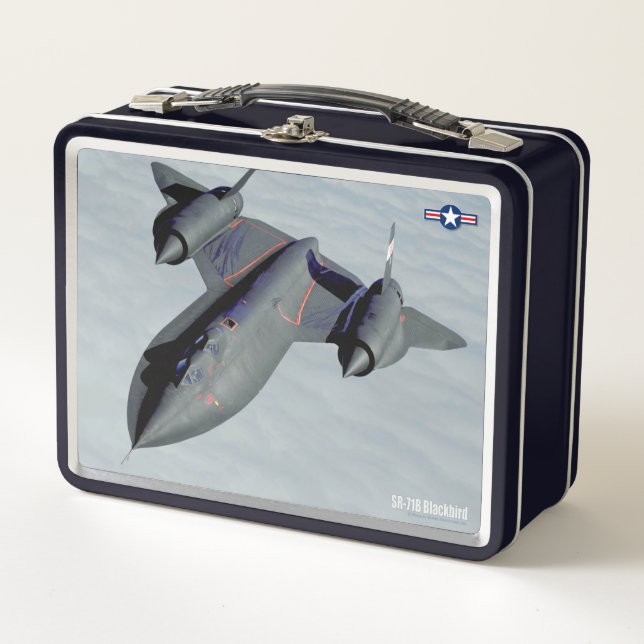 SR-71 BLACKBIRD METALL BROTDOSE (Vorderseite)