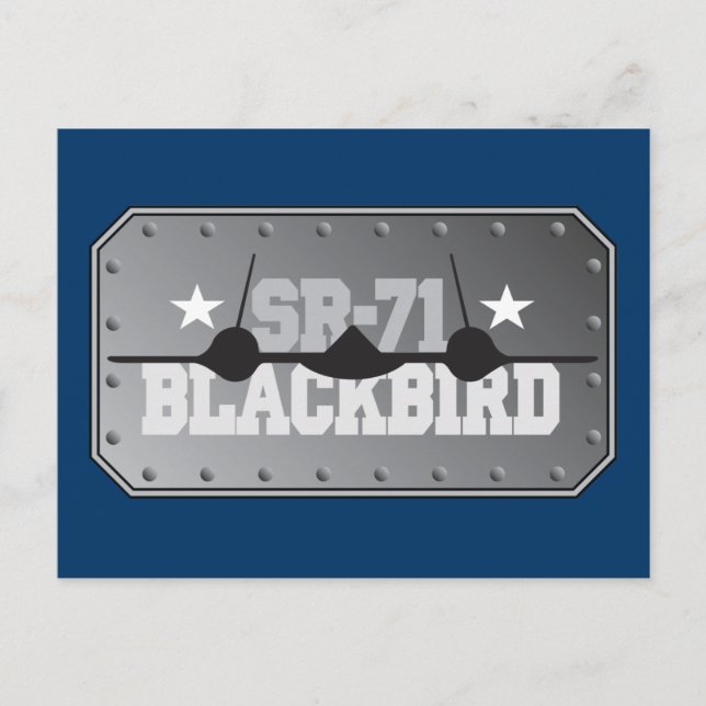 SR-71 Blackbird Postkarte (Vorderseite)