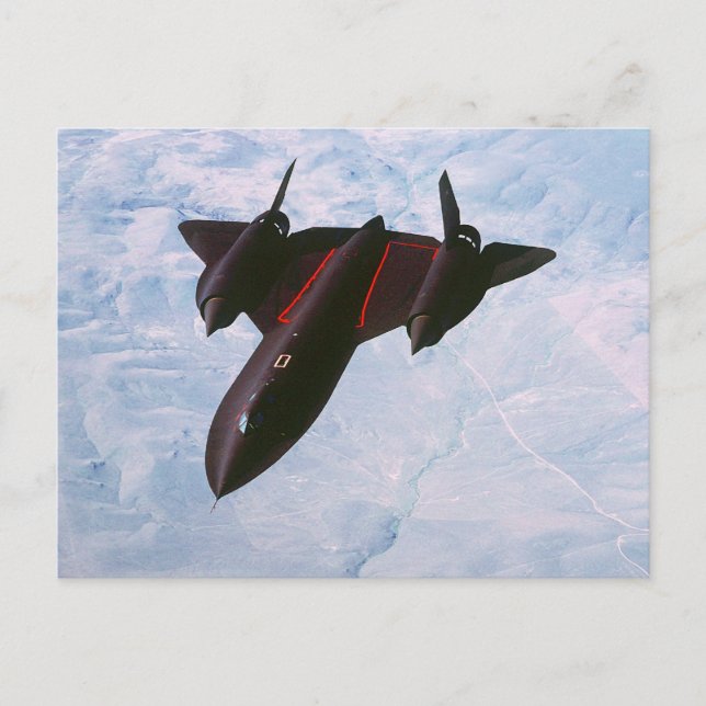 SR-71 Blackbird Postkarte (Vorderseite)