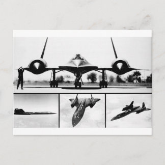 SR-71 BLACKBIRD POSTKARTE