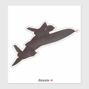 SR-71 Blackbird, Spy Flugzeug Aircraft Aufkleber